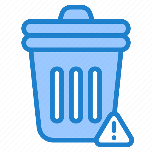 Bin, trash, notification, alert, warning icon - Download on Iconfinder