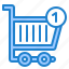 shopping, cart, notification, alert, store 