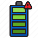 battery, warning, notification, alert, alarm