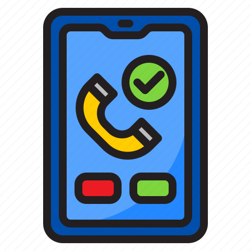 Smartphone, mobilephone, call, notification, alert icon - Download on Iconfinder