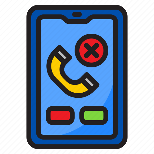 Smartphone, mobilephone, miss, call, notification, alert icon - Download on Iconfinder