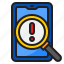 warning, smartphone, alert, notification 