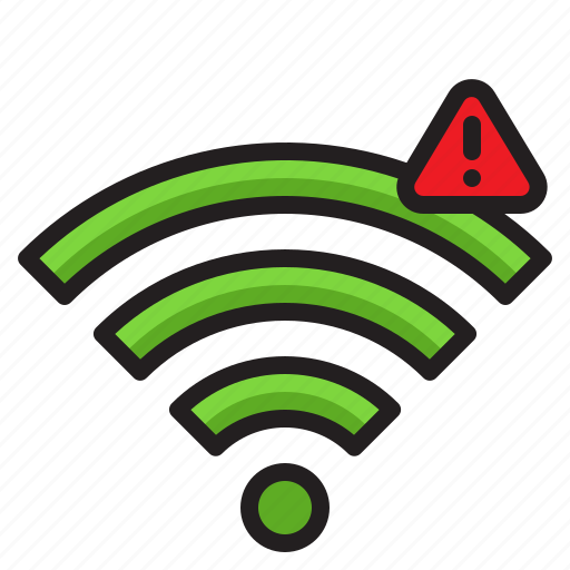 Wifi, notification, disconnect, signal, warning icon - Download on Iconfinder