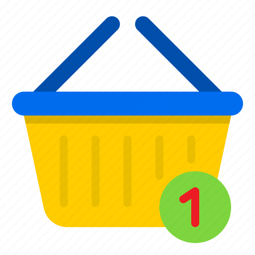 Basket, shopping, notification, alert, store icon - Download on Iconfinder
