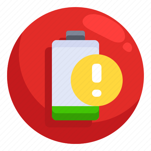 Battery, electronics, level, low, status, technology icon - Download on Iconfinder