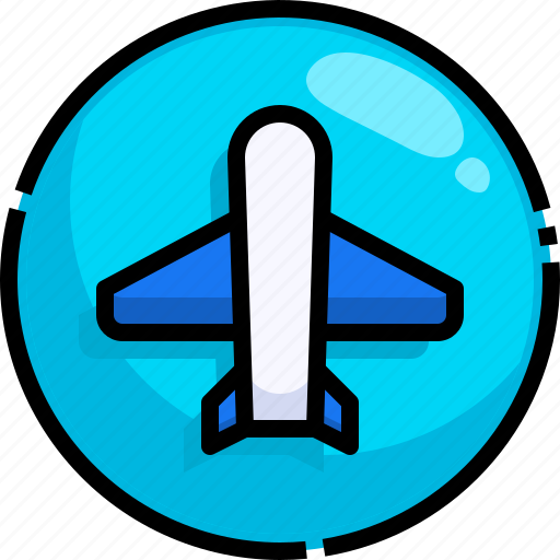 Airplane, flight, mode, transportation, travel icon - Download on Iconfinder