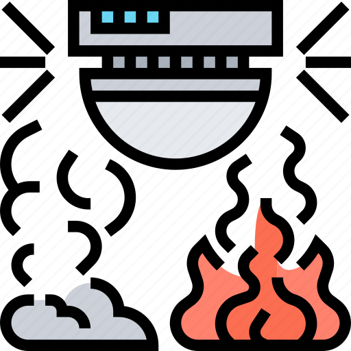 Smoke, detector, fire, alarm, emergency icon - Download on Iconfinder