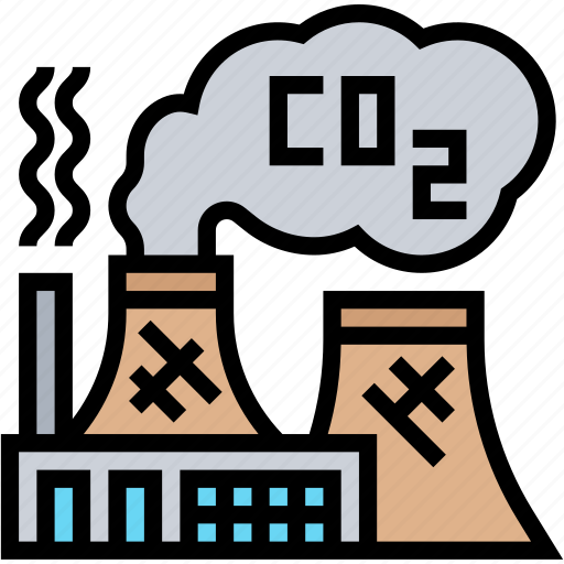 Carbon, dioxide, industrial, smog, pollution icon - Download on Iconfinder