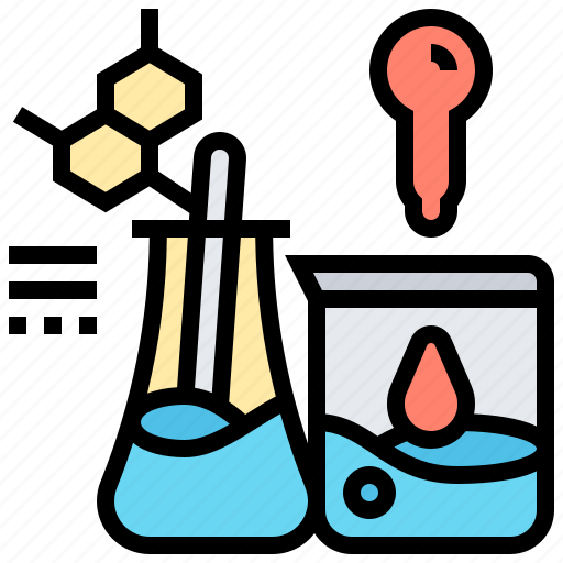 Beaker, chemical, flask, laboratory, test icon - Download on Iconfinder