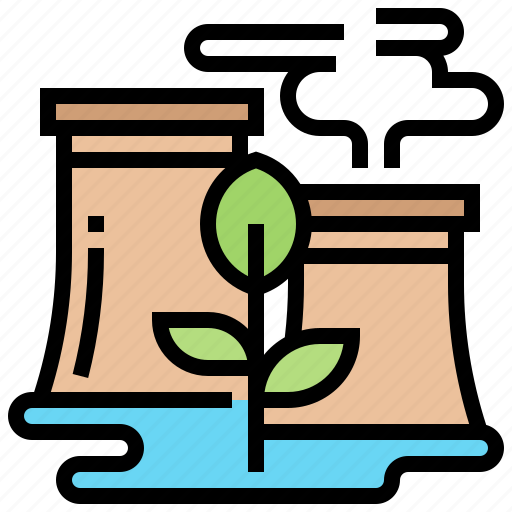 Damage, ecological, plants, pollution, power icon - Download on Iconfinder