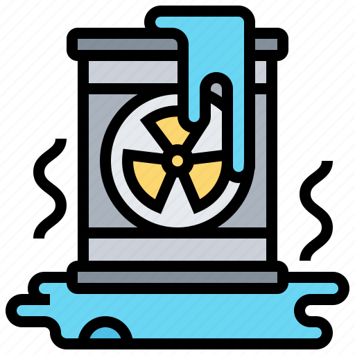 Contaminate, leaking, radioactive, toxic, waste icon - Download on Iconfinder