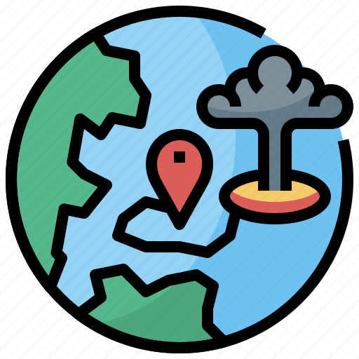 Destroy, earth, globe, interface, multimedia, world, worldwide icon - Download on Iconfinder