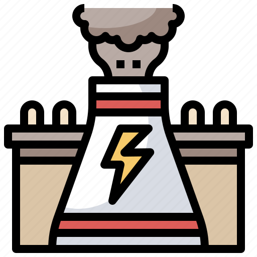 Chimney, factory, industry, nuclear, plant, power, tower icon - Download on Iconfinder