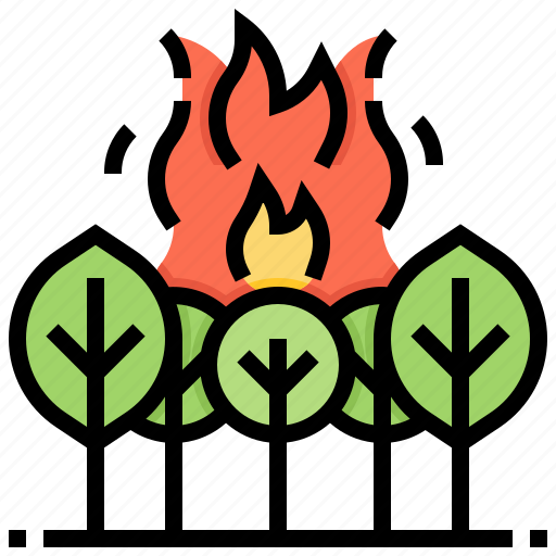 Disaster, fire, flame, forest, nature icon - Download on Iconfinder