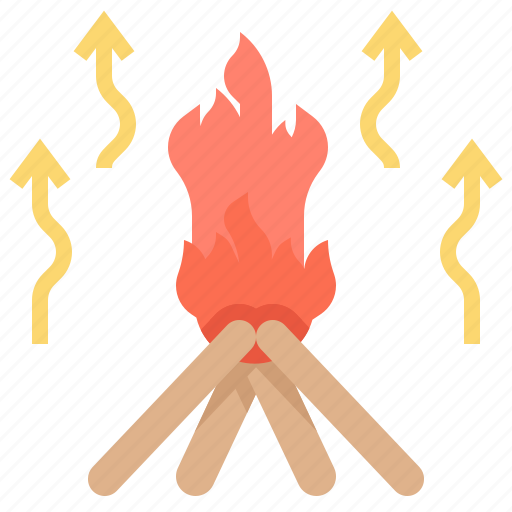Campfire, energy, fire, flame, radiation icon - Download on Iconfinder