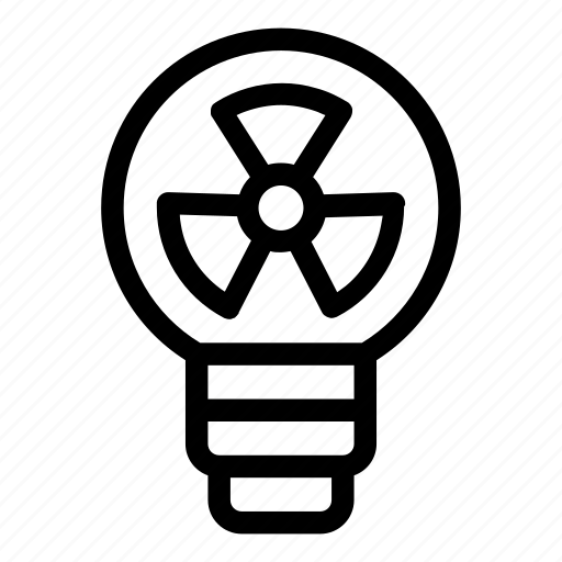 Electronics, idea, industry, lightbulb, nuclear energy, radiation, radioactive icon - Download on Iconfinder
