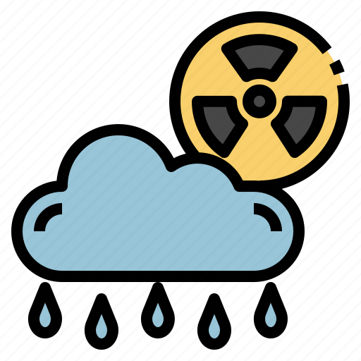 Acid, rain, nuclear, pollution, radiation, contaminated icon - Download on Iconfinder