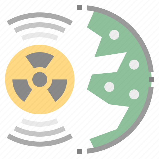 Contamination, area, nuclear, radioactivity, danger, hazard icon - Download on Iconfinder