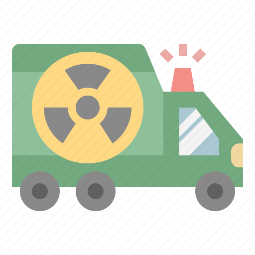 Truck, waste, nuclear, toxic, management icon - Download on Iconfinder