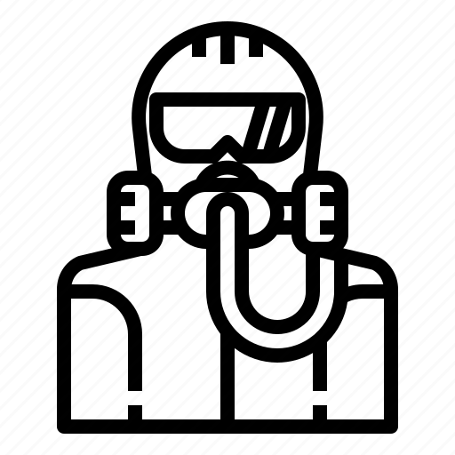 Protective, toxic, nuclear, gas, mask, respirator icon - Download on Iconfinder