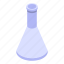 cartoon, empty, flask, isometric, medical, silhouette, water