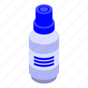 bottle, cartoon, isometric, logo, medical, spa, spray