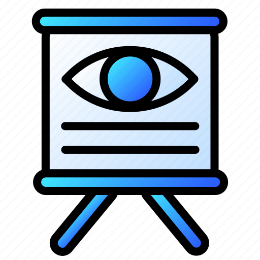 Icon, color, eye, look icon - Download on Iconfinder