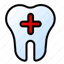 icon, color, tooth, dental, dentist, paint, brush, teeth