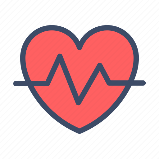 Heart, lifeline, breathe, medical, care icon - Download on Iconfinder