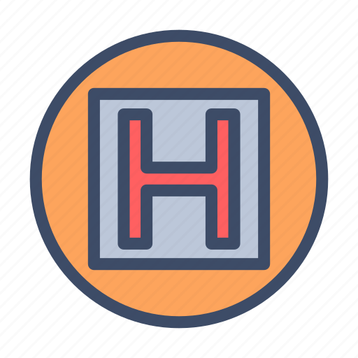 Hospital, symbol, place, location, healthcare icon - Download on Iconfinder
