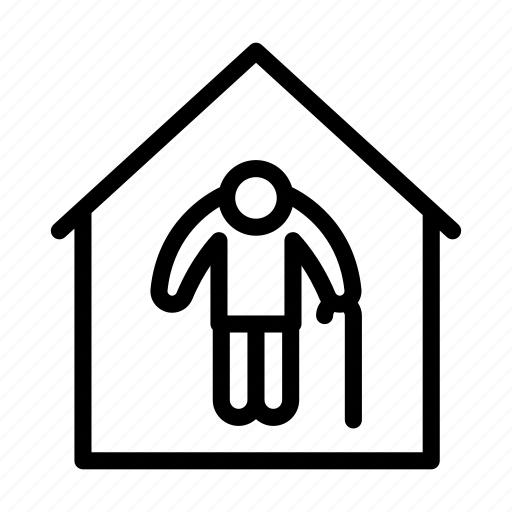 Oldagehome, aged, nursing, home, society icon - Download on Iconfinder