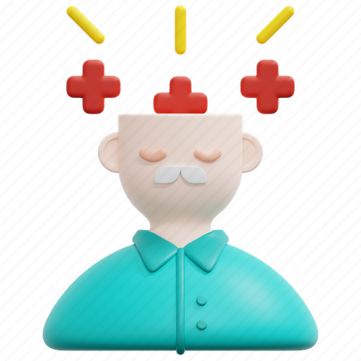 Mental, health, psychology, mind, head, medical, 3d 3D illustration - Download on Iconfinder