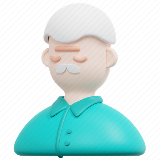 Elderly, old, man, grandfather, user, avatar, person icon - Download on Iconfinder
