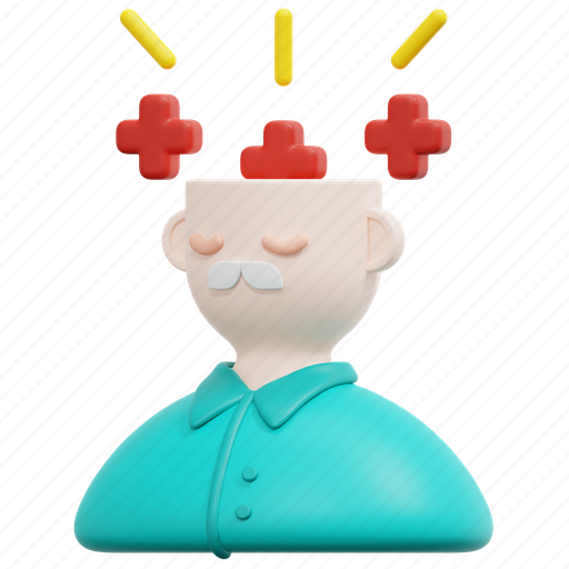 Mental, health, psychology, mind, medical, head, 3d icon - Download on Iconfinder
