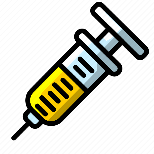 Icon, color, 1, syringe, injection icon - Download on Iconfinder