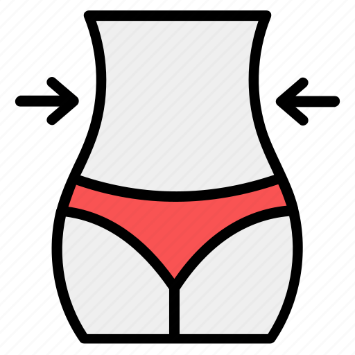 Body measurement, fitness, slim, slim waist, waist, waistline icon - Download on Iconfinder