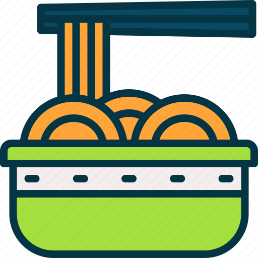 Noodle, chopstick, japanese, meal, pasta icon - Download on Iconfinder