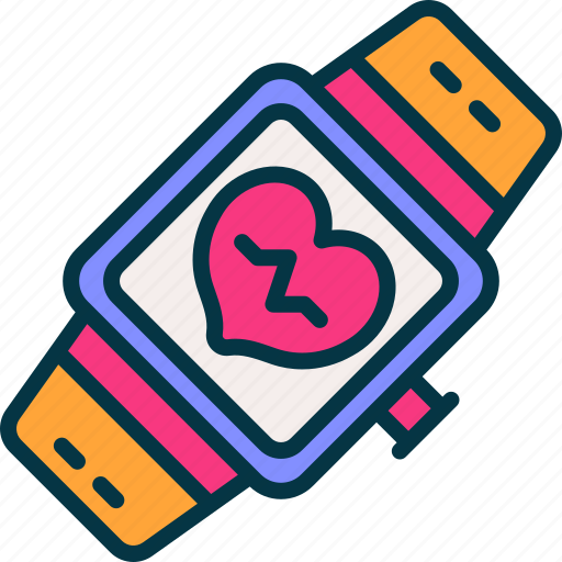 Smart, watch, device, heart, healthy icon - Download on Iconfinder