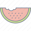 watermelon, fruit, slice, healthy