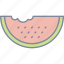 watermelon, fruit, slice, healthy 