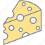 cheese, slice, dairy food, cheddar 