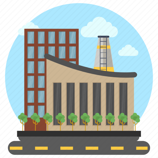 Commercial area, factory, industry, industry outlet, site factory icon - Download on Iconfinder