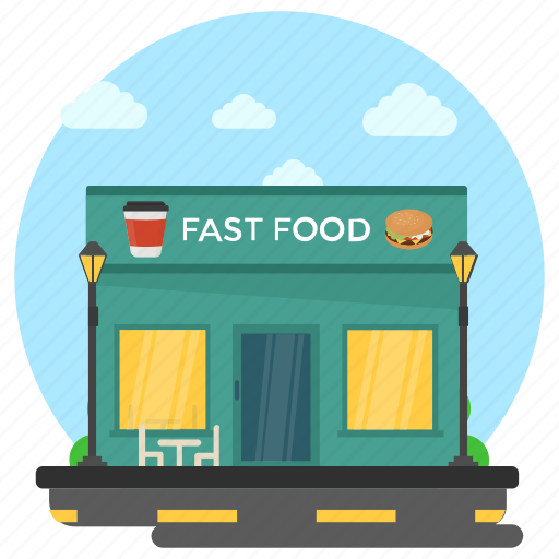 Fast food, food shop, restaurant exterior, shop exterior, snack food icon - Download on Iconfinder