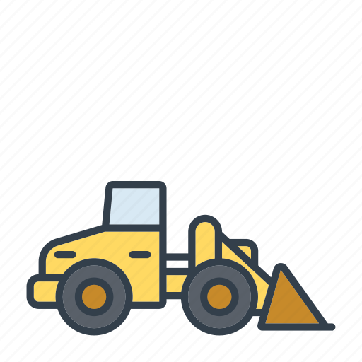 Bulldozer, construction, industry, machinery, tool, vehicle icon - Download on Iconfinder