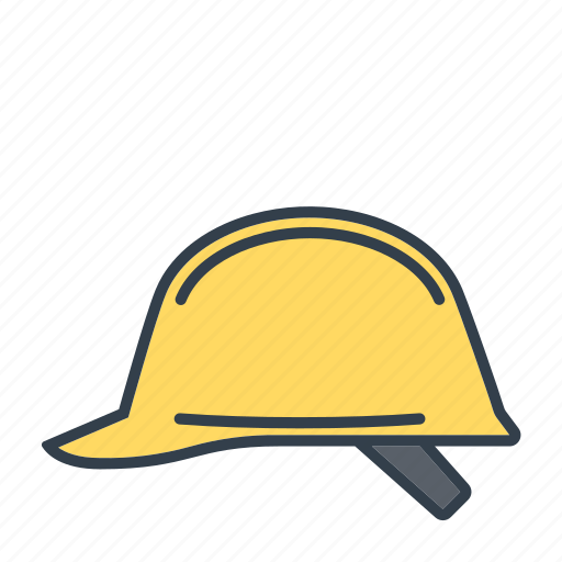 Construction, hard hat, helmet, industry, safety icon - Download on Iconfinder