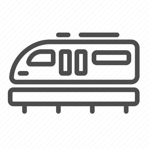 Monorail, train, metro, subway, speed, transport, travel icon - Download on Iconfinder