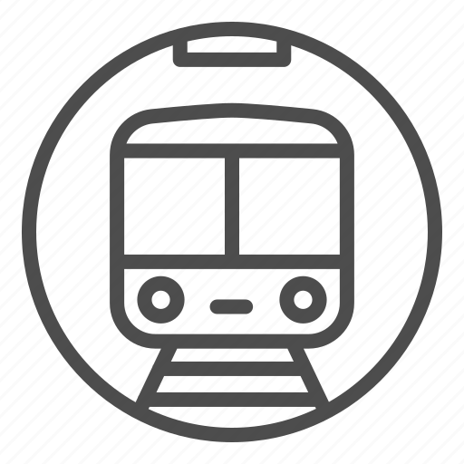 Train, railway, subway, metro, transport, city, tube icon - Download on Iconfinder