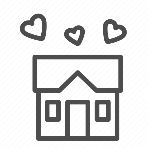 Love, family, house, home, heart, building, bubble icon - Download on Iconfinder
