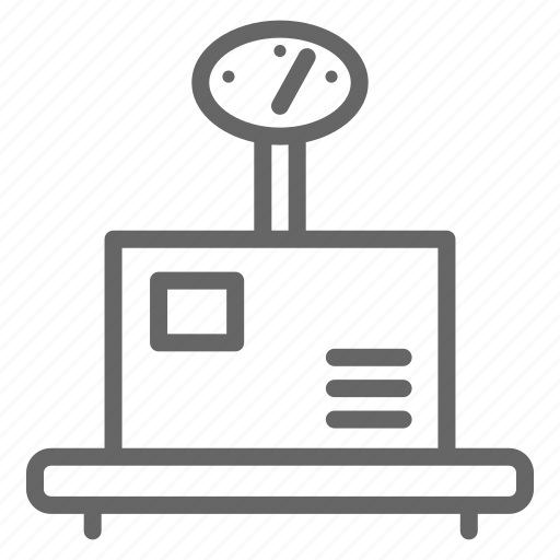 Box, scale, weight, delivery, package, parcel, cargo icon - Download on Iconfinder