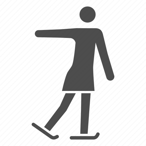 Ice, sport, winter, skating, woman, dress, human icon - Download on Iconfinder